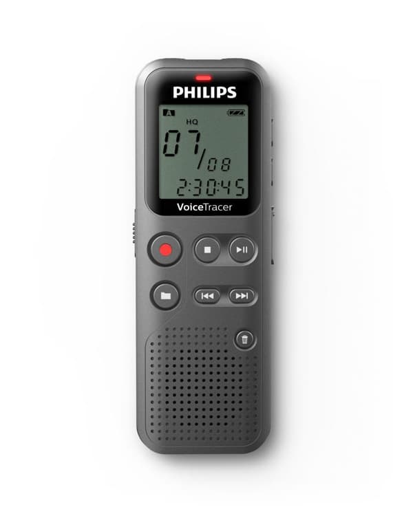 Philips VoiceTracer ljudinspelare, DVT1120, memo-inspelare/diktafon