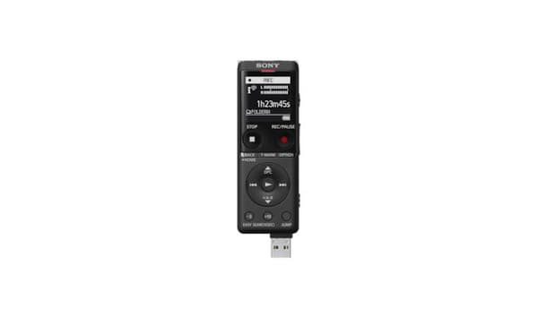 Sony ICD-UX570 - Digitaalinen ääninauhuri - 4GB -Musta
