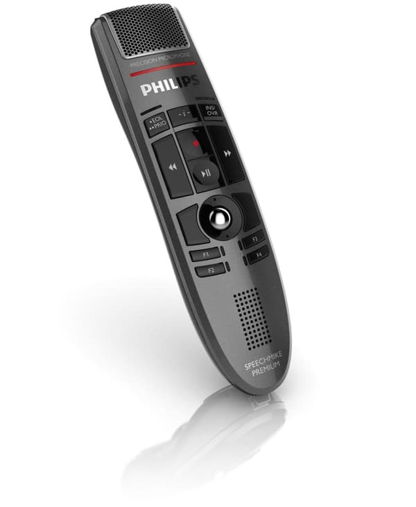 Philips SpeechMike Premium USB LFH3500 - højttalermikrofon - Dark Pearl Grey (LFH3500/00)