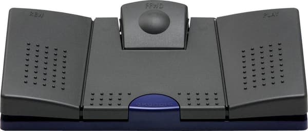 Grundig Fodkontakt 536 Kablet Trykknapper Sort, Blå fjernbetjening Sort, Blå