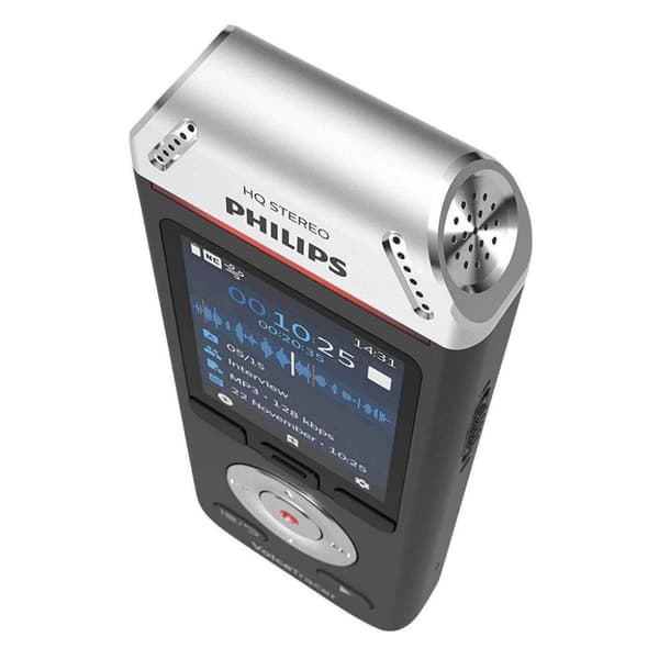 Philips DVT2110 VoiceTracer Äänitallennin musta/hopea
