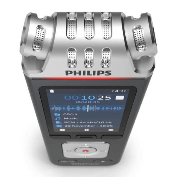 Philips DVT7110 VoiceTracer-lydoptager antracit/krom