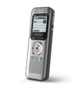 Pikkukuva 4 / 8: Philips Voice Tracer DVT2050 - ääninauhuri - 8 Gt - alumiininen vaalea hopea metallinen etuosa ja musta
