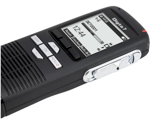 Grundig Digta 7 - Äänitys - Flash 2 Gt - Näyttö: 4,7 cm (1,83") - Musta (PDM7020-12)