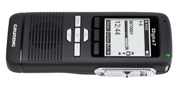 Grundig Digta 7 - Äänitys - Flash 2 Gt - Näyttö: 4,7 cm (1,83") - Musta (PDM7020-12)