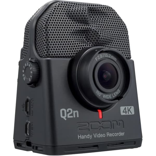 Zoom Q2n-4K LCD-färgskärm - CMOS-sensor 1/2.3?? 16 megapixel, F2.8 bländare, 150° - 120° stereo X/Y mikrofon,