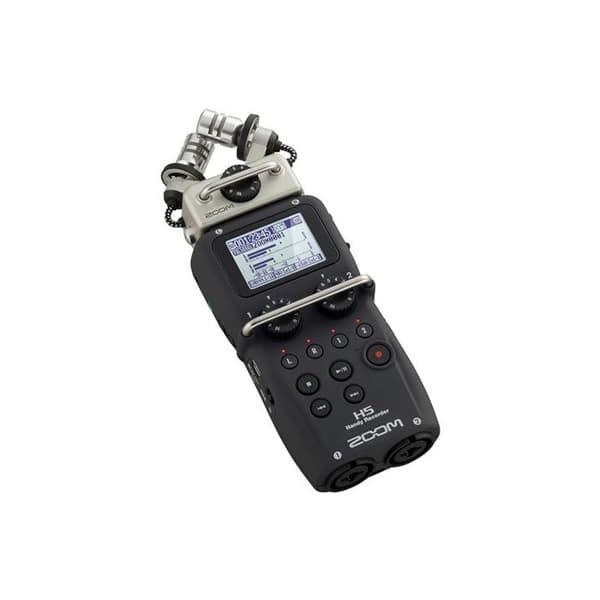 Avtagbar stereoljudinspelare - ZOOM - H5 - USB 2.0 - 2 GB - Enkelriktad kondensatormikrofon
