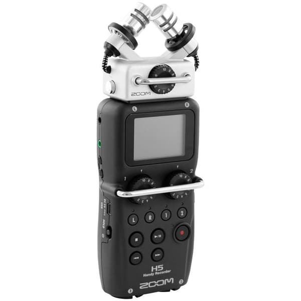 Avtagbar stereoljudinspelare - ZOOM - H5 - USB 2.0 - 2 GB - Enkelriktad kondensatormikrofon