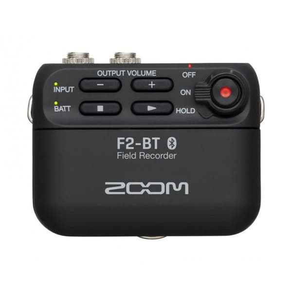 Portabel Inspelare - Zoom - F2-BT - 32-Bit - Bluetooth - Inkluderad Lavaliermikrofon