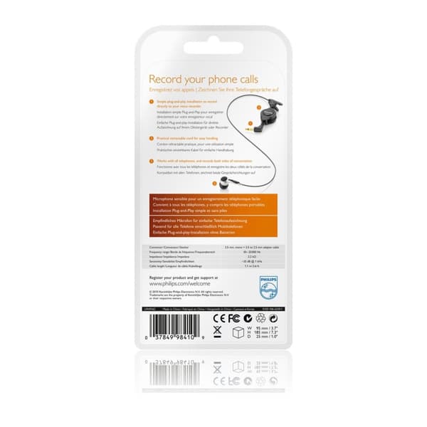 Philips LFH9162 - Telefonsvarermikrofon
