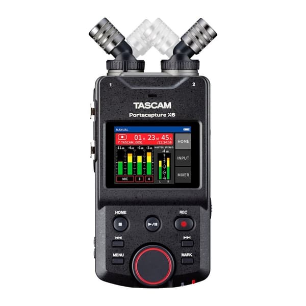 Tascam Portacapture X6 - bärbar, högupplöst flerspårsinspelare