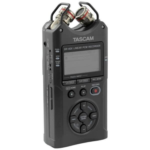 Tascam DR-40X 4-spårs bärbar ljudinspelare
