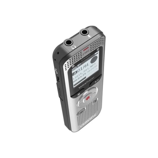 Dictaphone PHILIPS DVT2050 - Stereo MP3 röstinspelare - Svart