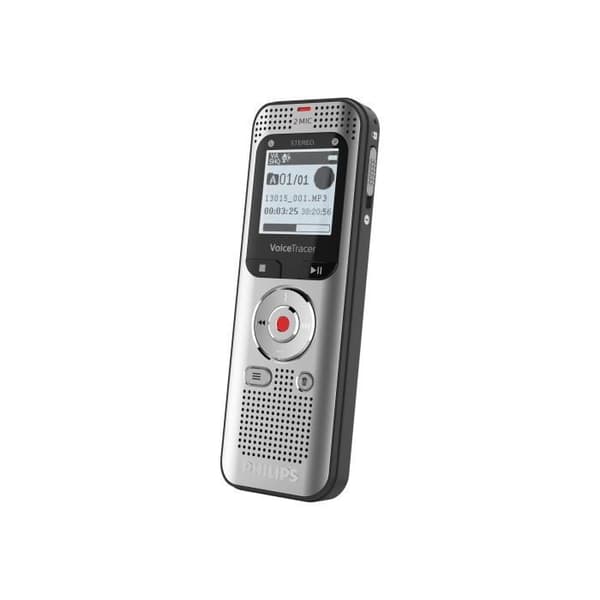 Dictaphone PHILIPS DVT2050 - Stereo MP3 röstinspelare - Svart