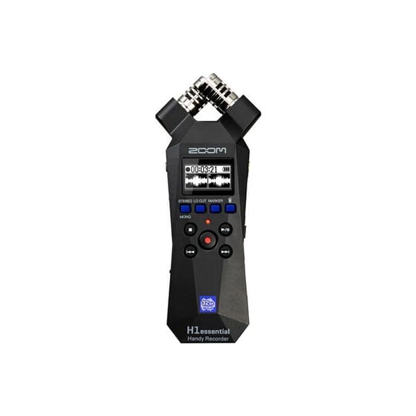 Zoom H1essential diktafon - 2-spårs 32-bitars flyttalsspelare - X/Y mikrofonpar - svart