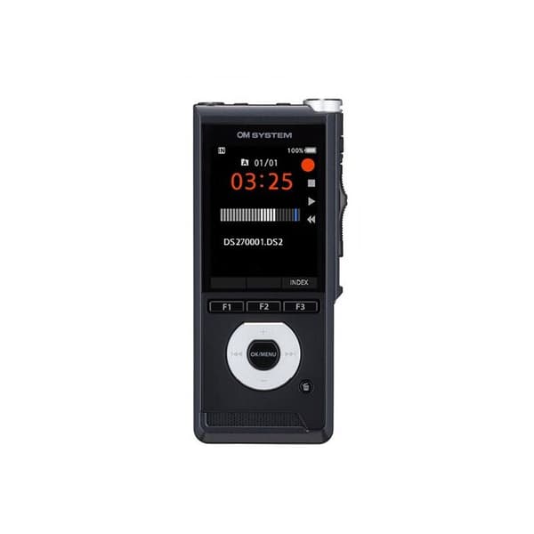 Diktapfon - OM System - DS 2700 - Svart - Licens ODMS 8 - Diktapfon med mikrobandspool