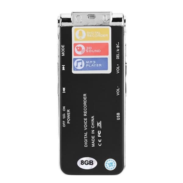 Röstinspelare - FDIT - Penna - 8 GB - Automatisk inspelning - Elegant design