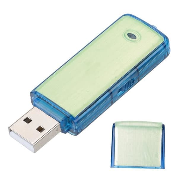 Tbest Stylo d'enregistrement SK‑858 Mini Röstmikrofon Digital 8 Go USB Nyckelupptagning för Möten Konferens