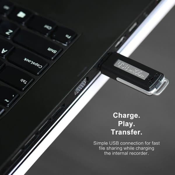 Röstinspelare - Ej specificerad - 8 GB - 150 timmar - USB - Mångfärgad mikrofon