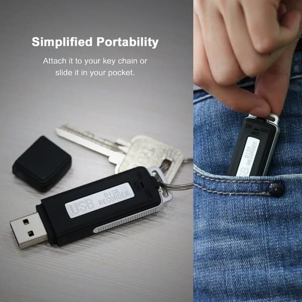 Röstinspelare - Ej specificerad - 8 GB - 150 timmar - USB - Mångfärgad mikrofon