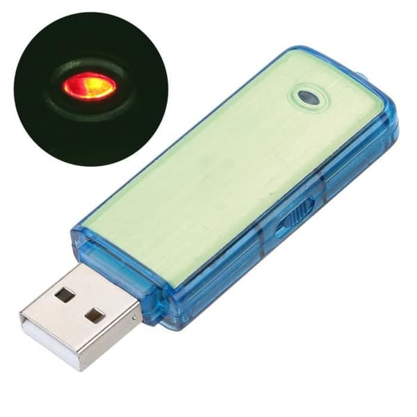 Röstinspelare - FHE - Mini digital inspelare - 8 GB - Automatisk inspelning - Uppspelning på PC