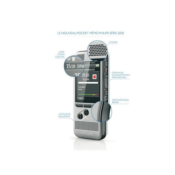 PHILIPS DPM6000 Diktafon Dikteringsinspelare