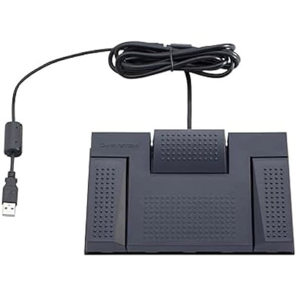 Audio Transcription Kit - OM SYSTEM - AS-2700 - USB Pedal - Stereo hörlurar - ODMS R8 Software