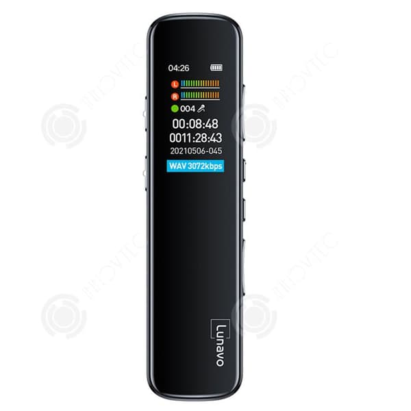 INN Digital röstinspelare 32GB 3072kbps USB 2.0 6D HD-ljudinspelare med 3 mikrofoner Brusreducering digital diktafon