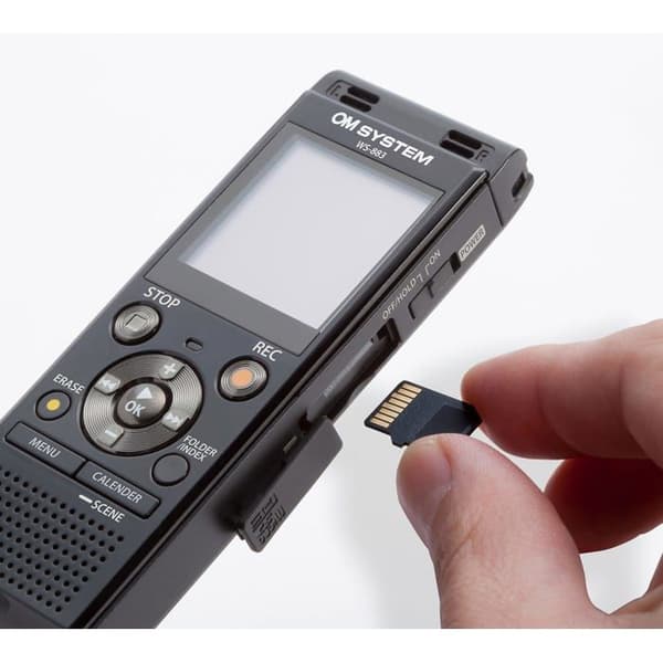 OM System WS-883 Digital diktafon Inspelningstid (max.) 2080 h svart