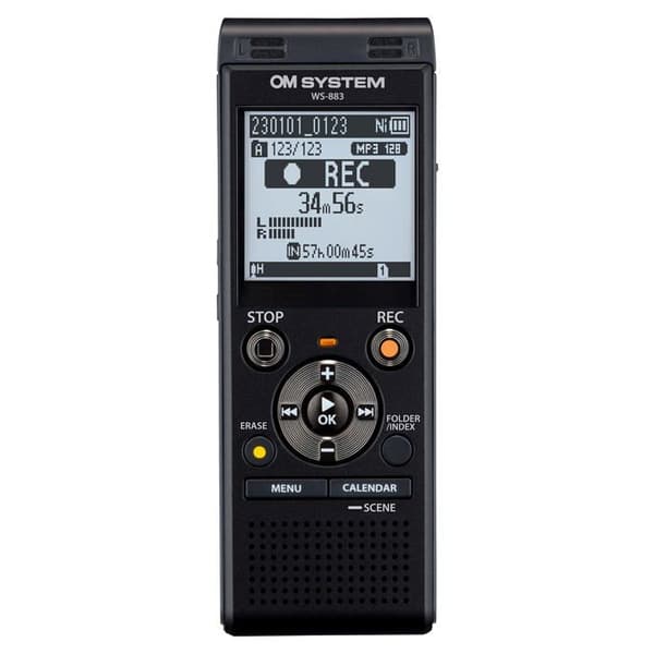 OM System WS-883 Digital diktafon Inspelningstid (max.) 2080 h svart