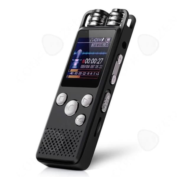 CONFO® Digital röstinspelare brusreducering smart diktafon inbyggd högtalarmikrofon USB uppladdningsbar multifunktion
