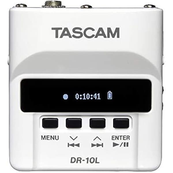 Ljudinspelare - TASCAM - DR-10LW - Lavalier mikrofon - Automatisk kontroll - Lågklippt filter