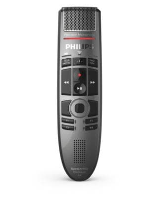 Philips SpeechMike trådlös dikteringsmikrofon SPM4000 | Mikrofon av studiokvalitet, peksensor, dockningsstation, förlustfri talteknik