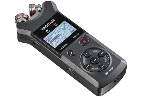 Tascam DR-07XP - Förstörande avstötare cyfrowy z interfejsem USB