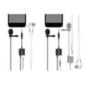 Miniatyrbild 6 av 6: IK 2247294K10015 iRig Mic Lav DUAL Lavalier-mikrofon - rundstrålande kapsel - medföljer vindruta och klämma - 150 cm kabel ingår - co