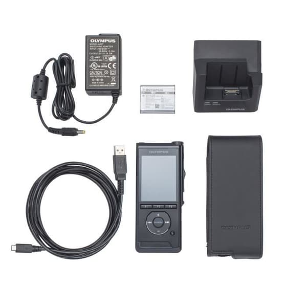 OLYMPUS DS-9500 röstinspelare - Två mikrofoner - WiFi - Svart
