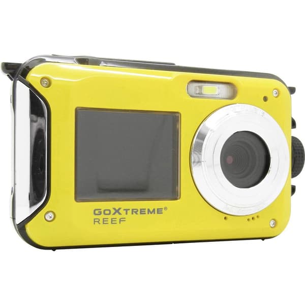 GoXtreme Reef Yellow Digitalkamera 24 Megapixel Gul Full HD Video, Vattentät till 3 m, Undervattenskamera, Stöttålig, m