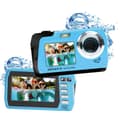 Miniatyrbild 1 av 4: Aquapix W3048-I Edge Iceblue Digitalkamera 48 Megapixel Is, Blå Undervattenskamera, Frontdisplay
