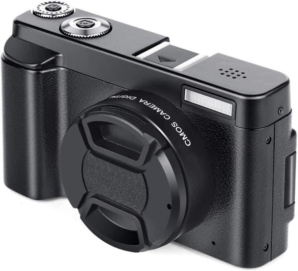 INF Digitalkamera 48 MP, 1080p HD, 16x zoom, flip screen Sort