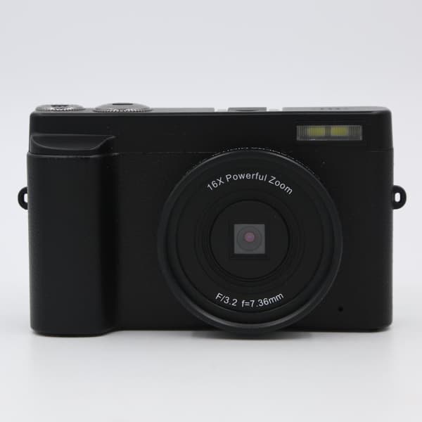 INF Digitalkamera 48 MP, 1080p HD, 16x zoom, flip screen Sort