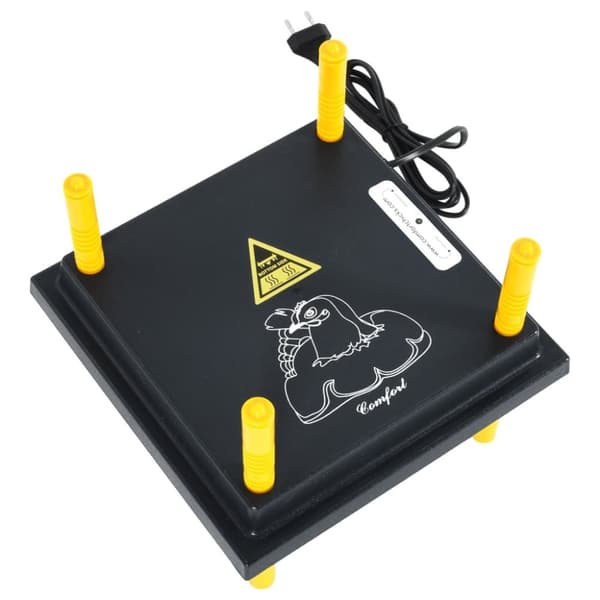 vidaXL Varmeplate for kyllinger og andunger 25x25 cm