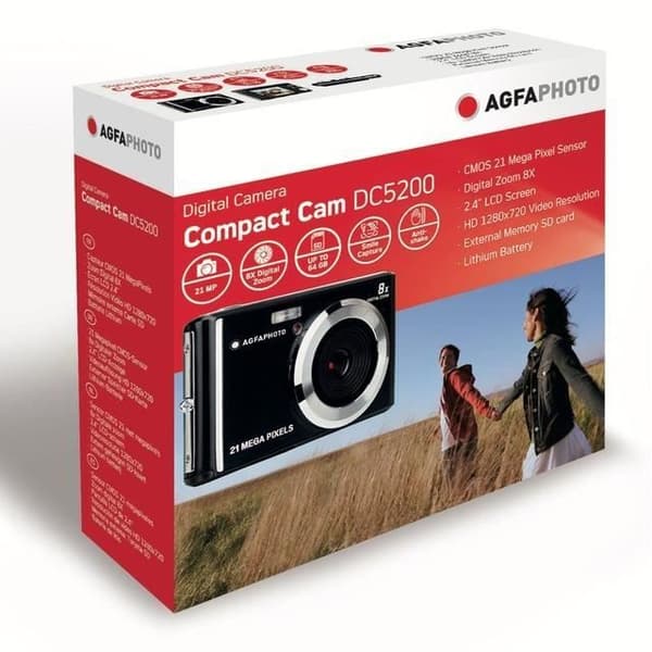 AGFA PHOTO - Compact Cam DC5200 Digital Camera - Red