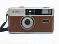 Miniatyrbillede 1 af 3: AgfaPhoto - Genopfyldeligt analogt kamera 35 mm - Inklusiv håndledsrem og opbevaringspose - Brun