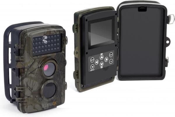 Technaxx TX-69 trådlös viltkamera FullHD 1920 x 1080 med mörkerseende och rörelsesensor, säkerhetskamera