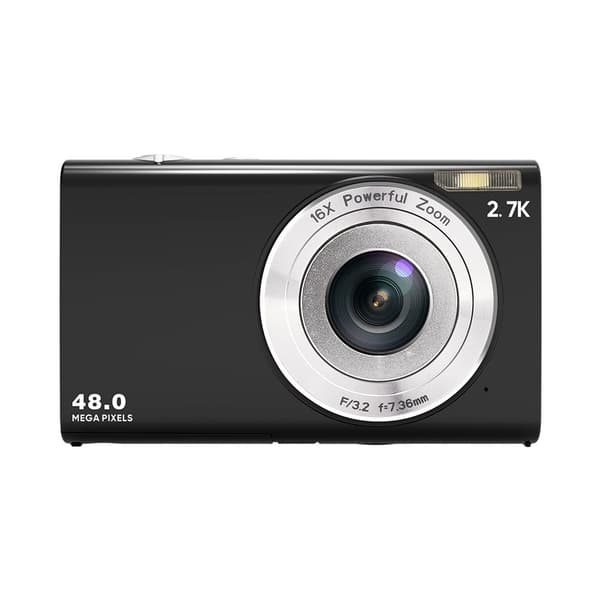 INF Digitalkamera 48MP 2,7K FHD 16X digital zoom, webcam, autofokus