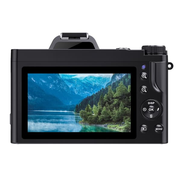 INF Digitalkamera 5K/48MP/16X zoom/6-axis stabilisering 3,5" skärm WiFi