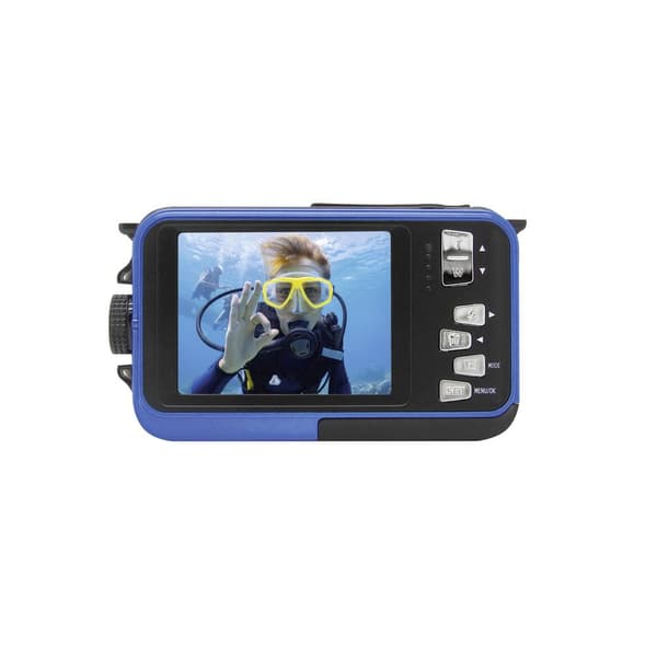 Aquapix W3027-M Wave Marine Blue Digitalkamera 5 Megapixel Marinblå Vattentät