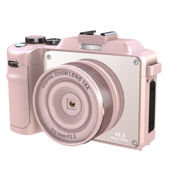 INF Digitalkamera 4K/48MP/18X digital zoom/autofokus/dobbeltkamera med 32GB TF-kort
