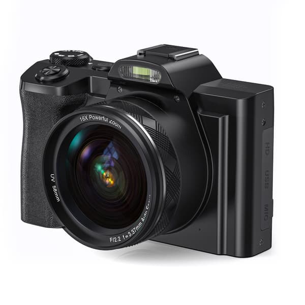 INF Digitalkamera 4K, 48MP, CMOS, 16x zoom, selvudløser