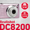Miniatyrbild 2 av 4: AGFA PHOTO Realishot DC8200 - Compact Cam Digital Camera (18MP, Full HD-video, 2,7-tums LCD-skärm, 8X optisk zoom, batteri